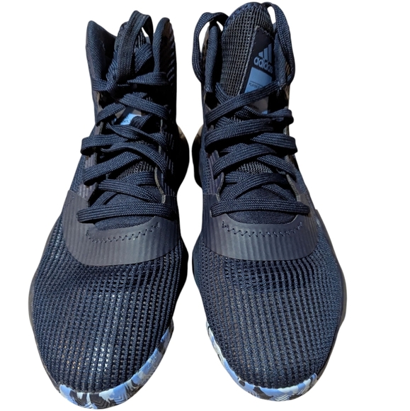 adidas Pro Bounce 2019 Men’s Collegiate Navy size 9.5 Blue White - Picture 3 of 12